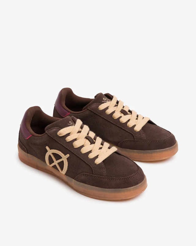 Zapatilla de mujer marrón Ryen - Imagen 6
