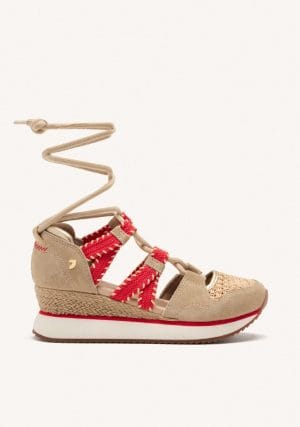 ZAPATILLAS ABIERTAS GIOSEPPO CUÑA RAFIA GRISWOLD