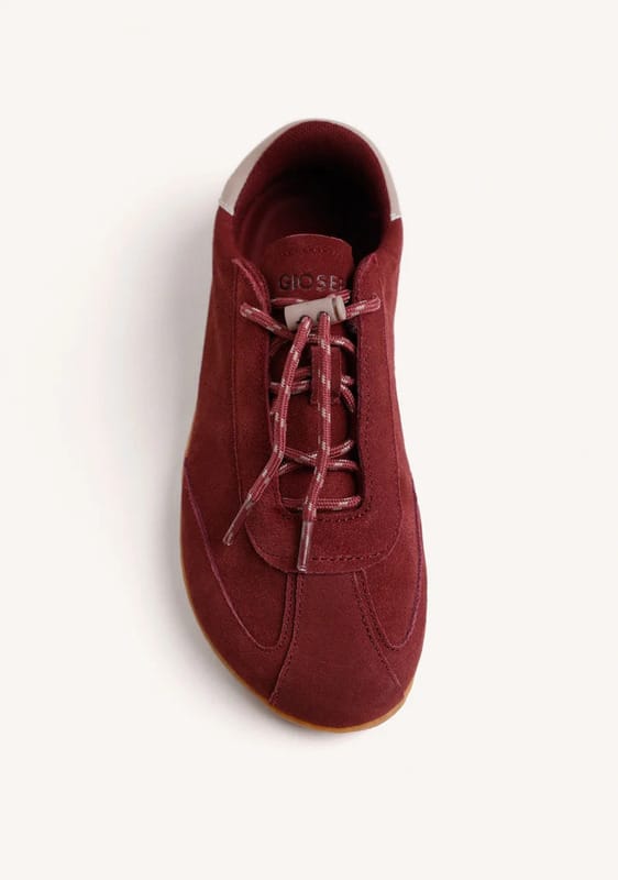 ZAPATILLAS BAREFOOT BURDEOS PIEL GIOSEPPO - Imagen 4