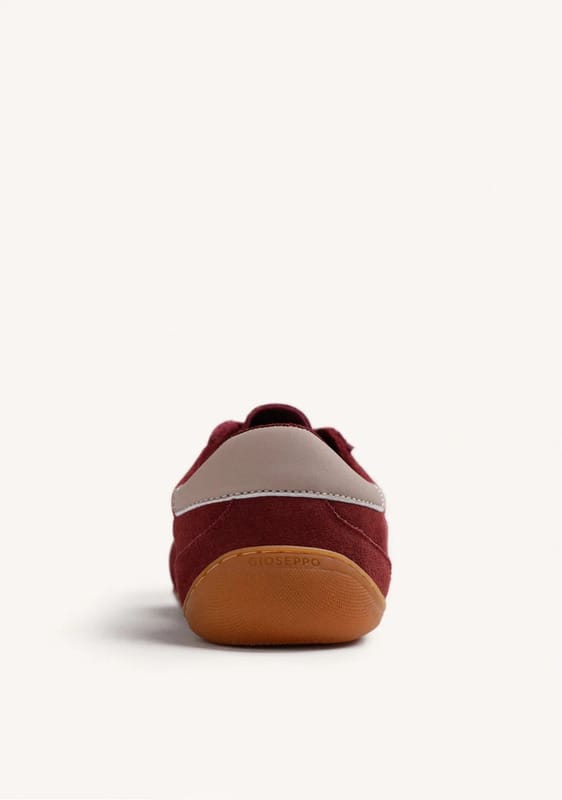ZAPATILLAS BAREFOOT BURDEOS PIEL GIOSEPPO - Imagen 3